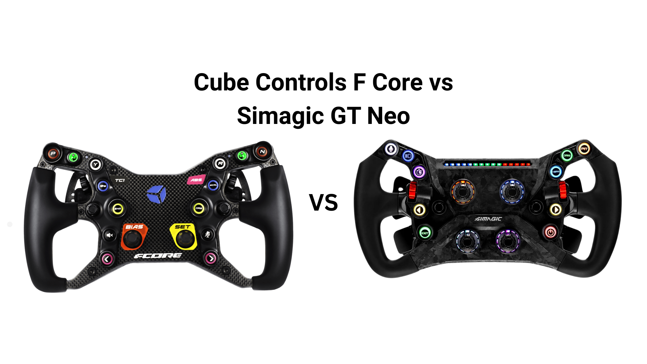 Cube Controls F-Core vs Simagic GT Neo comparison article by SimRacerZone