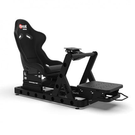 RSeat B1 Black Cockpit + RSeat Eco Leather Seat