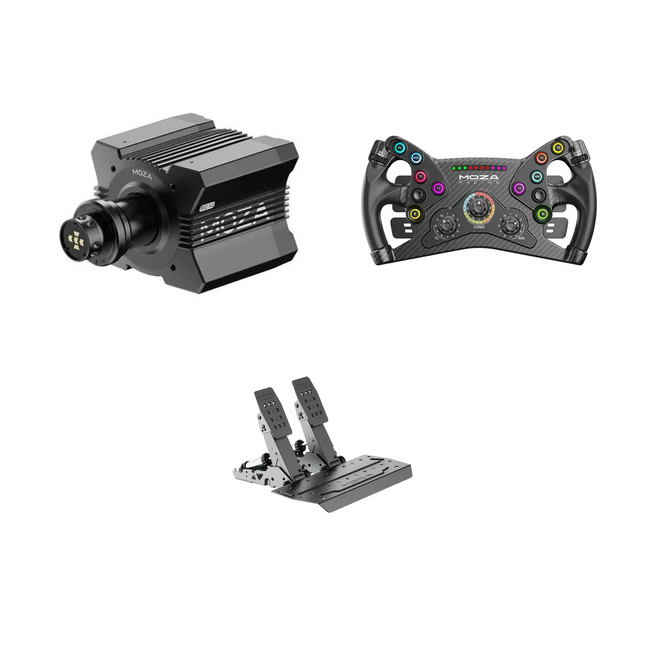 Moza R12 + KS + SRP2 Bundle
