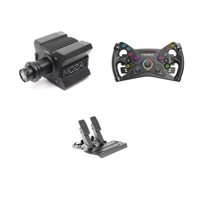 Moza R9 + KS + SRP2 Bundle