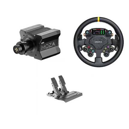 Moza R12 + CS Pro + SRP2 Bundle