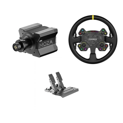 Moza R12 + RS V2 + SRP2 Bundle