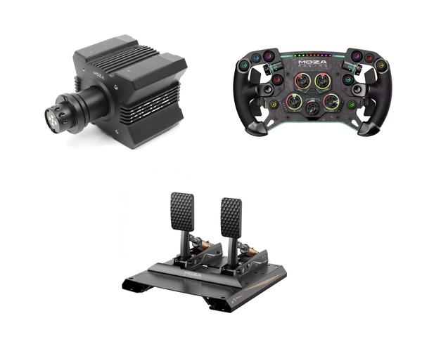 Moza R9 + GS V2 + CRP2 Bundle | SimRacerZone