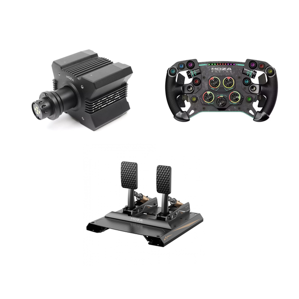 MOZA R9 GS V2P GT CRP Bundel stuur R9 V2 + GS V2P GT + CRP Pedals