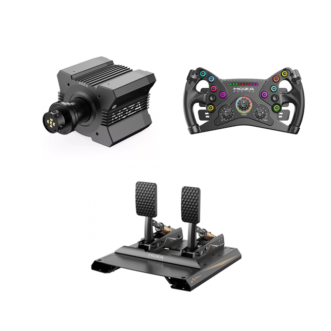 Moza R12 + KS + CRP2 Bundle