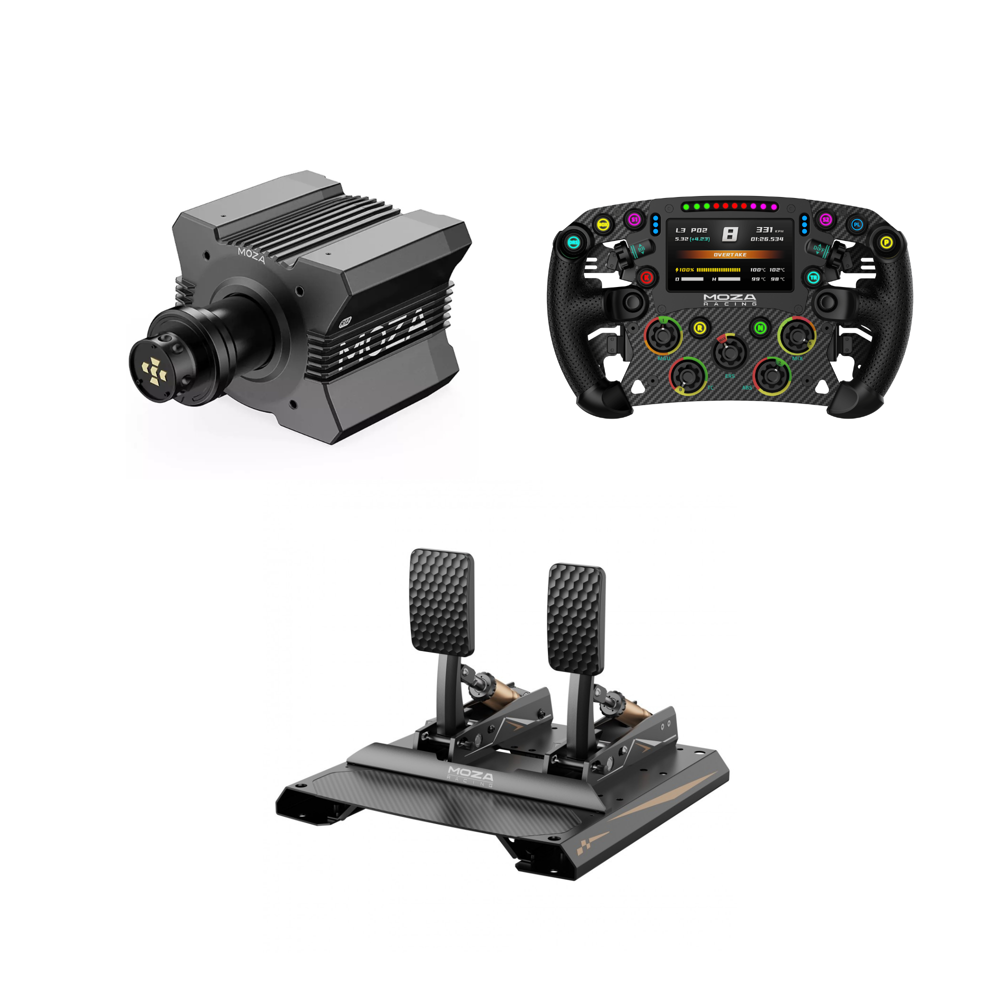 Moza R12 + FSR2 + CRP2 Bundle | SimRacerZone Moza R12 + FSR2 + CRP2 Bundle | SimRacerZone