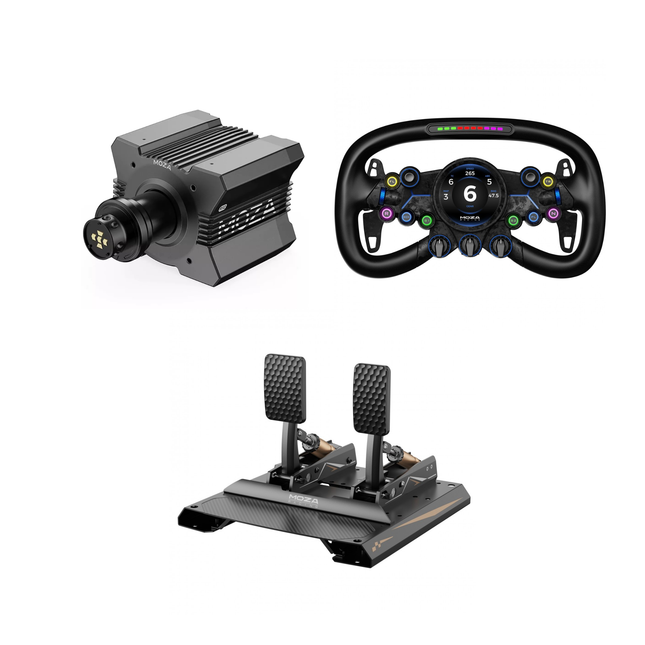 Moza R12 + Vision GS + CRP2 Bundle