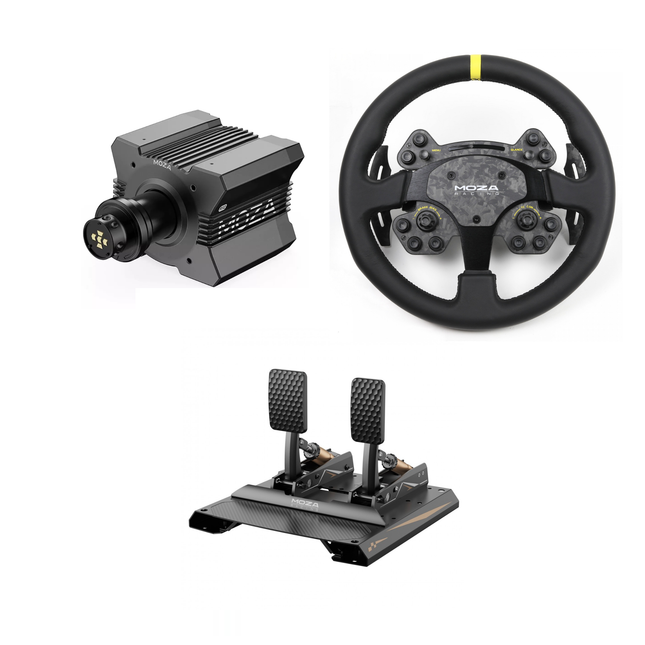 Moza R12 + RS V2 + CRP2 Bundle