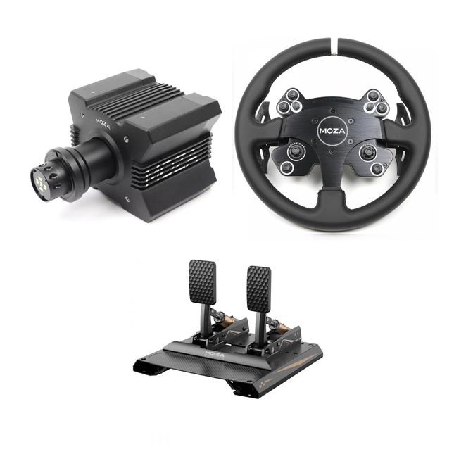 Moza R9 + CS V2P + CRP2 Bundle