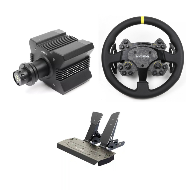 Moza R9 + RS V2 + SR-P Bundle