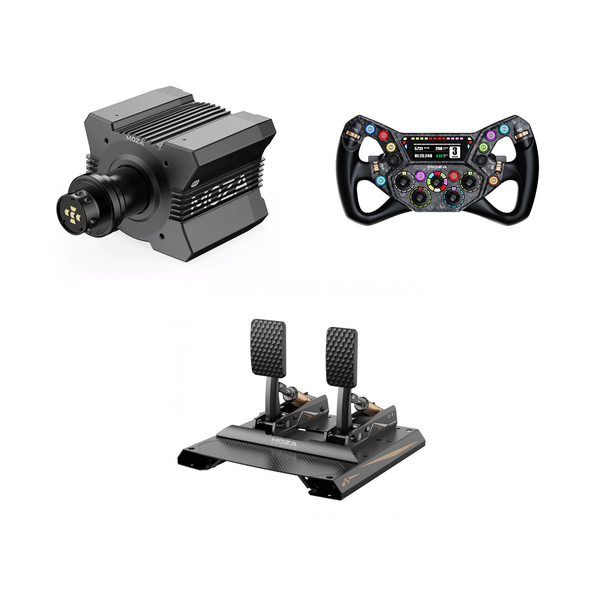 Moza R12 + KS Pro + CRP2 Bundle | SimRacerZone